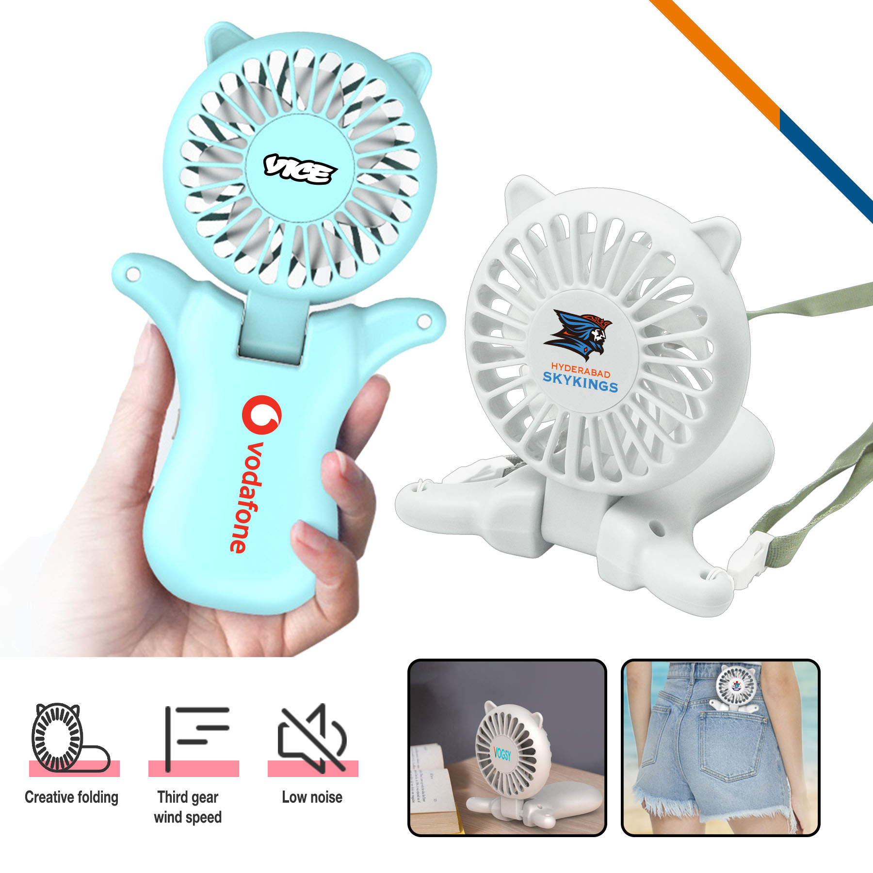 Cutey Mini Foldable Fan 8