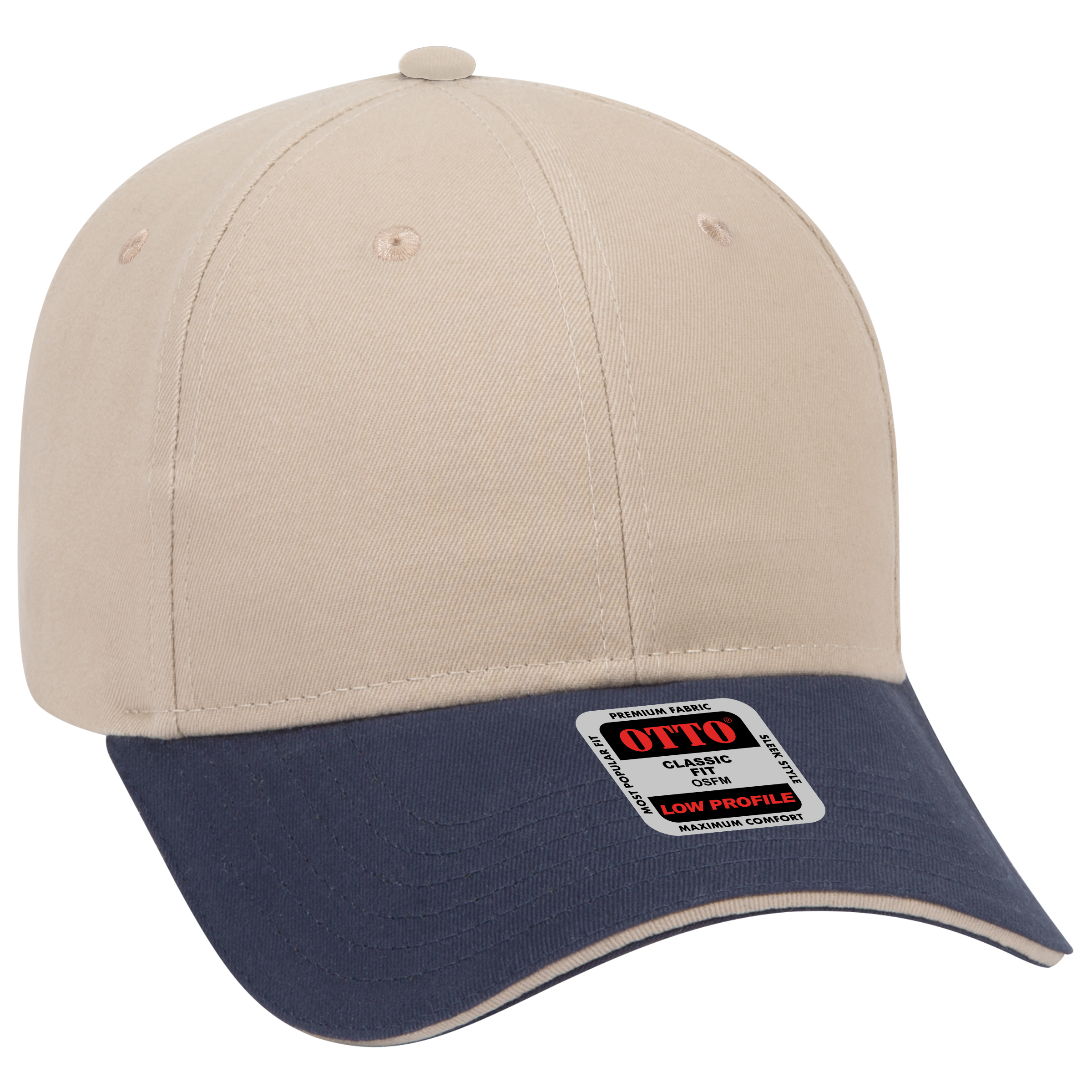 OTTO CAP® 6 Panel Low Profile Baseball Cap 4