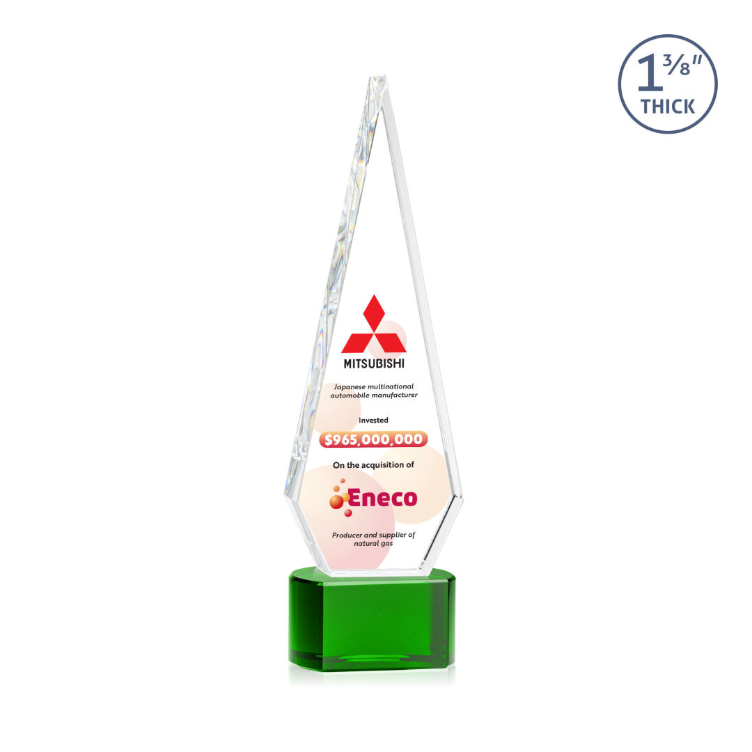 Springfield VividPrint™ Award on Paragon Base - Green 17