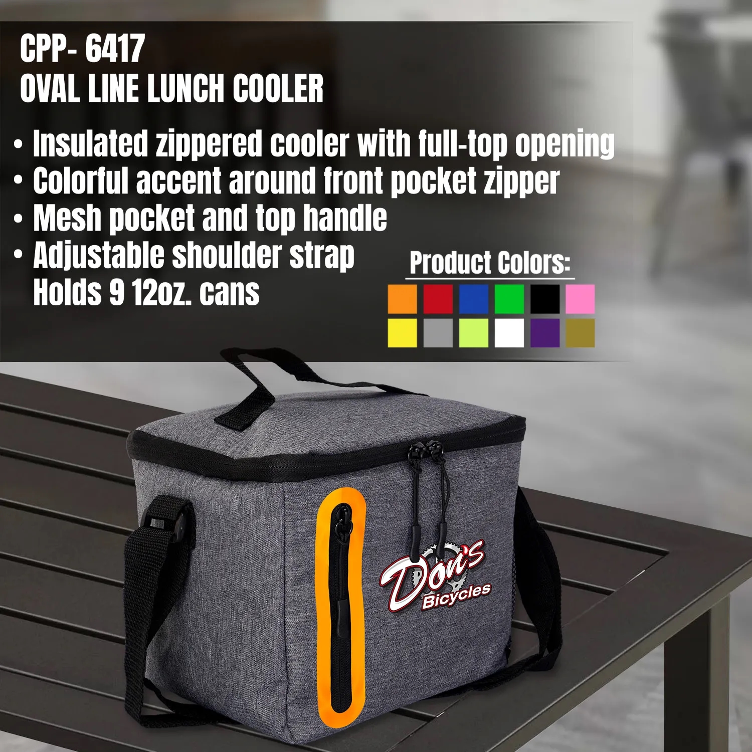 Oval Line Lunch Cooler 10