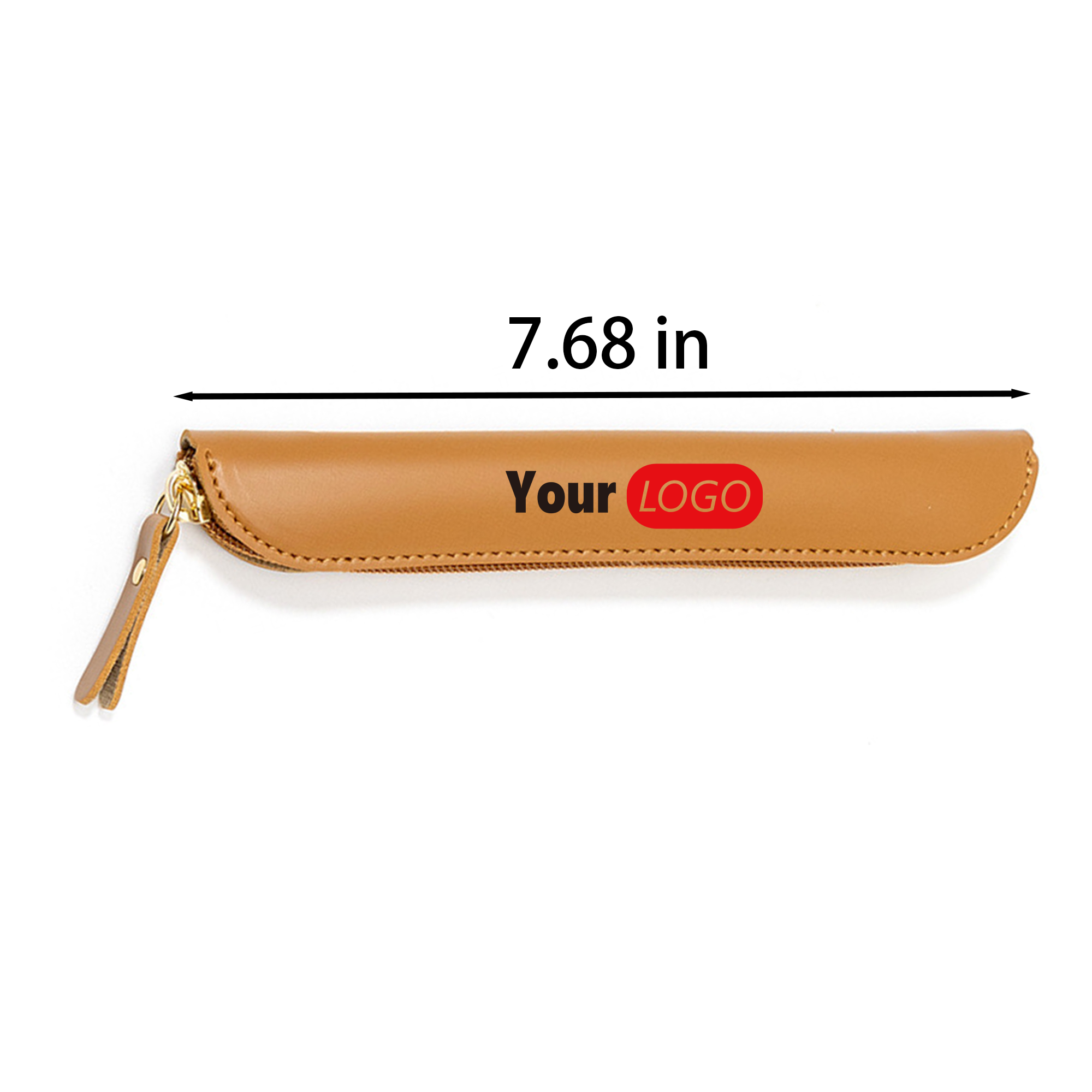 Minimalist Solid-Tone Leather Pen Holder 3