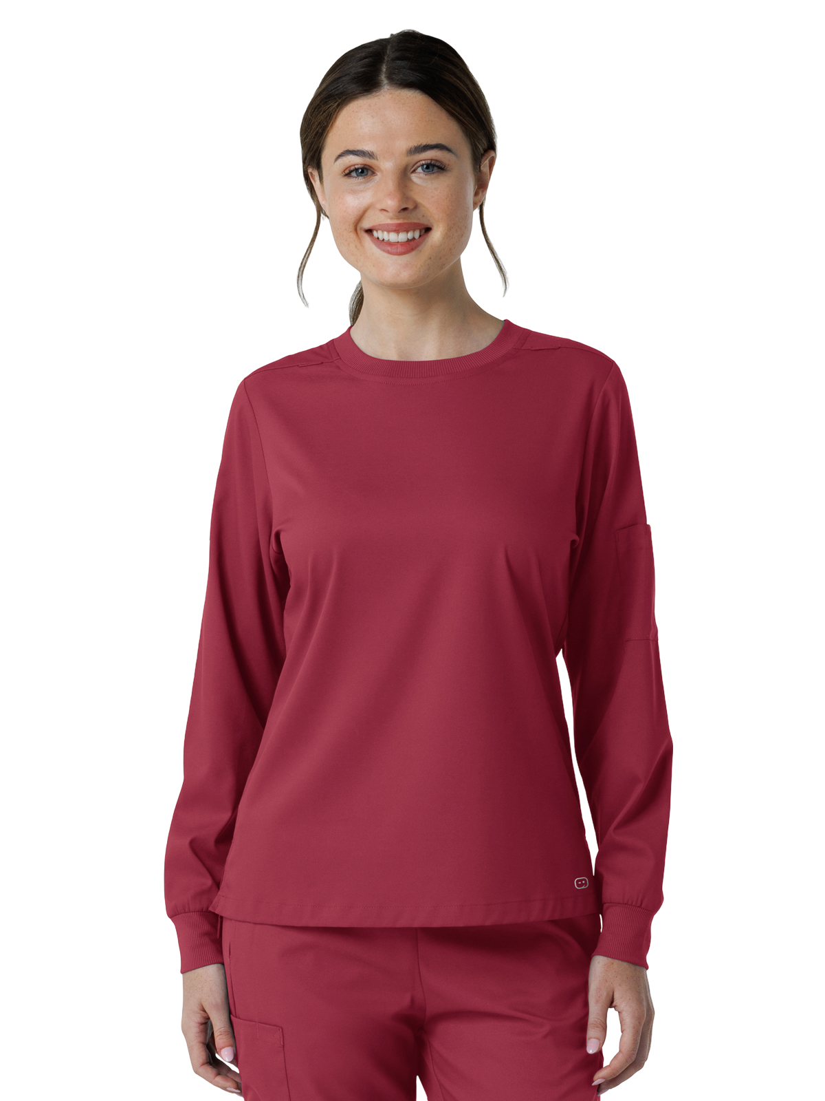Wink - Boundless - Women's One-Pocket Classic Long Sleeve Scrub Tee 14