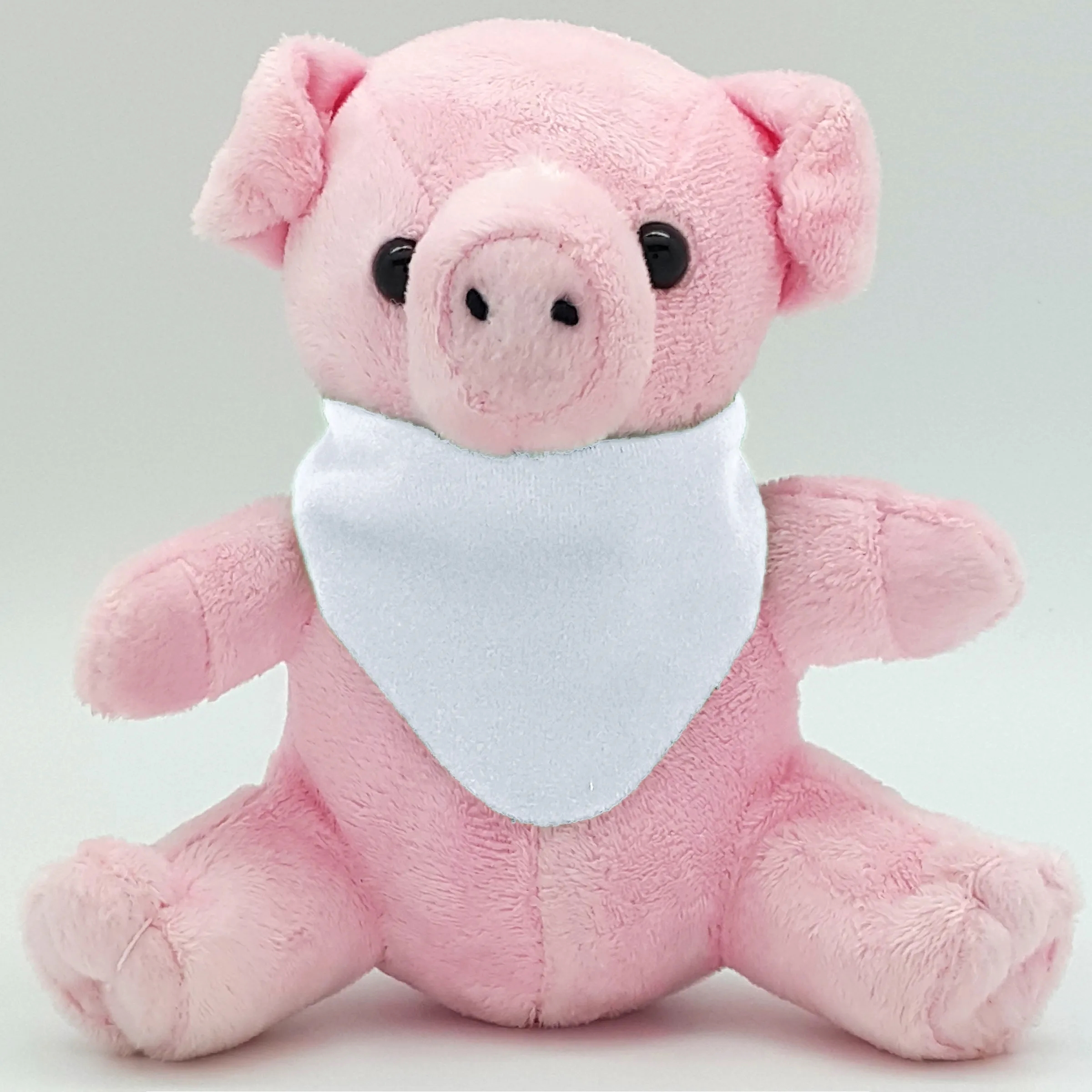 6" Beanie Pig with Embroidered Eyes 12