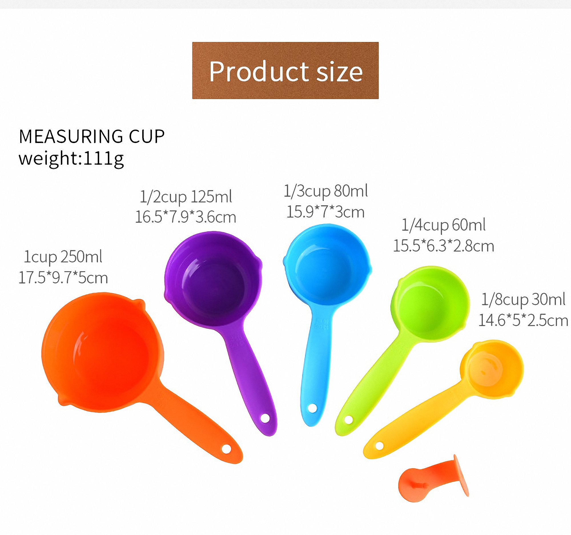 5-Piece Measuring Spoon and Cup Set 3