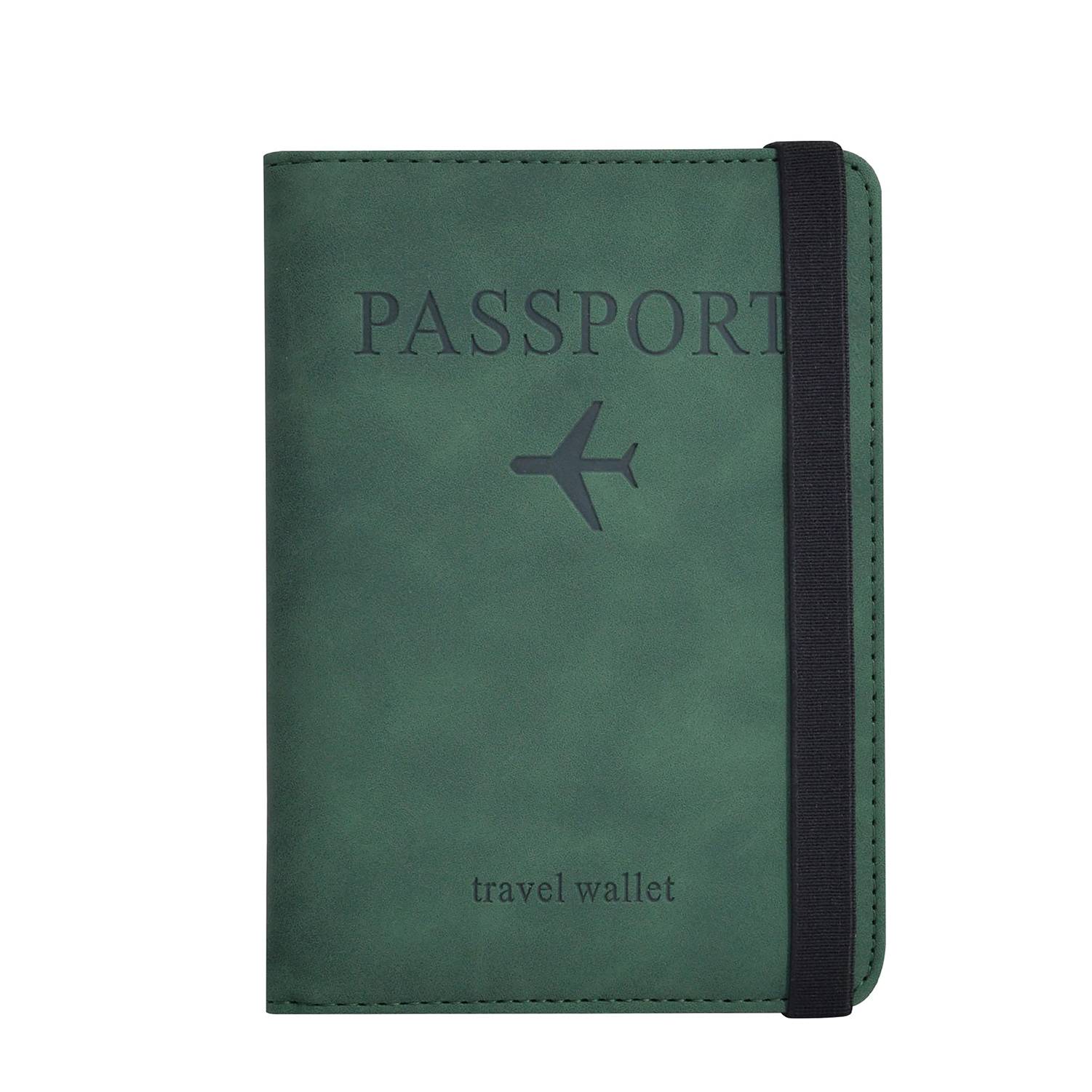 Stylish Pu Leather Rfid Travel Passport Holder 10
