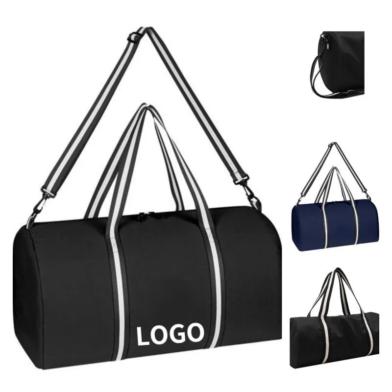 Striped Handle Duffel Bag 2