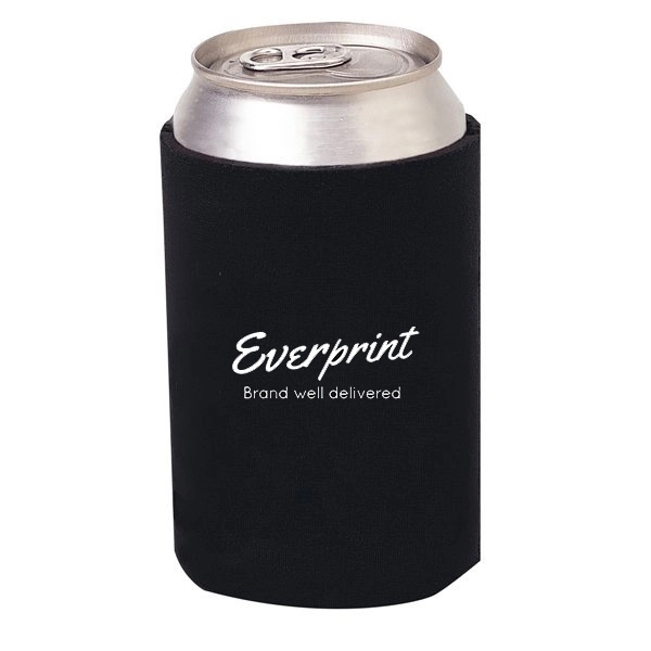 Custom Foam Kan Tastic Can Kooler With Multi Color Choices, custom koozie with logo imprint 6