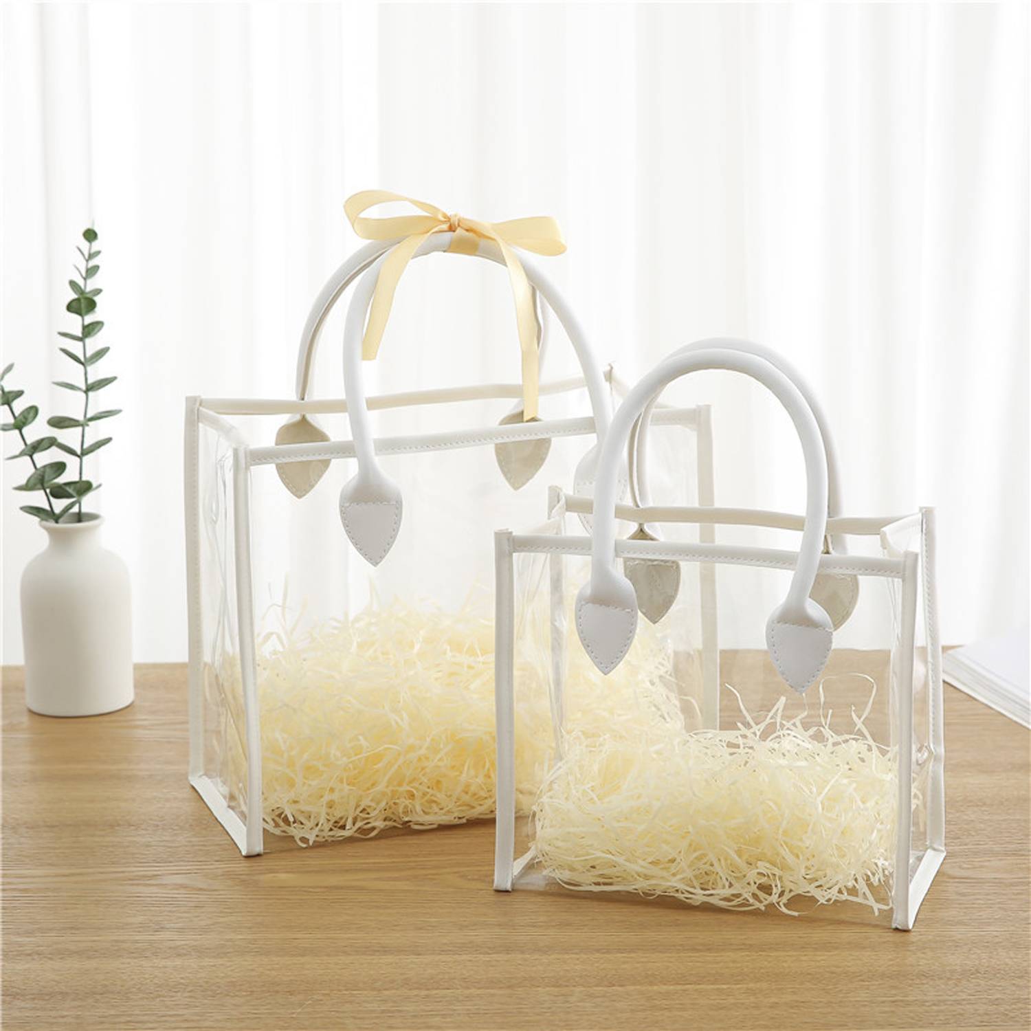Durable Waterproof PVC Transparent Tote Bag 2