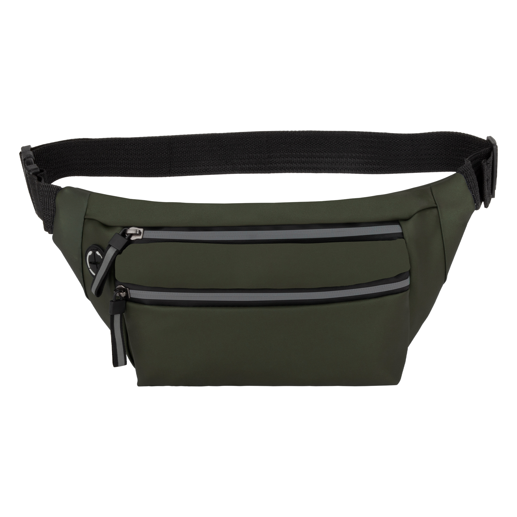 Waterproof PU 3-Zippered Fanny Pack 2