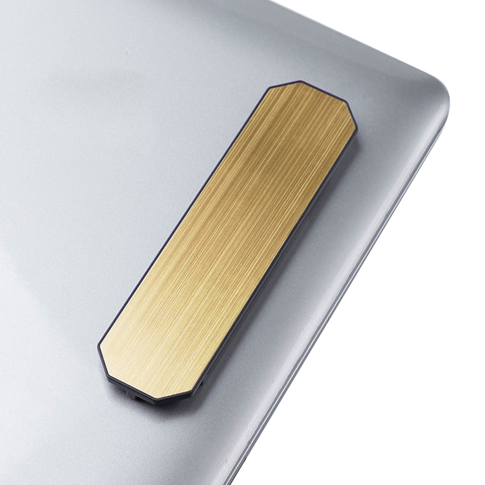 Striped portable plastic magnetic adhesive computer phone stand 2