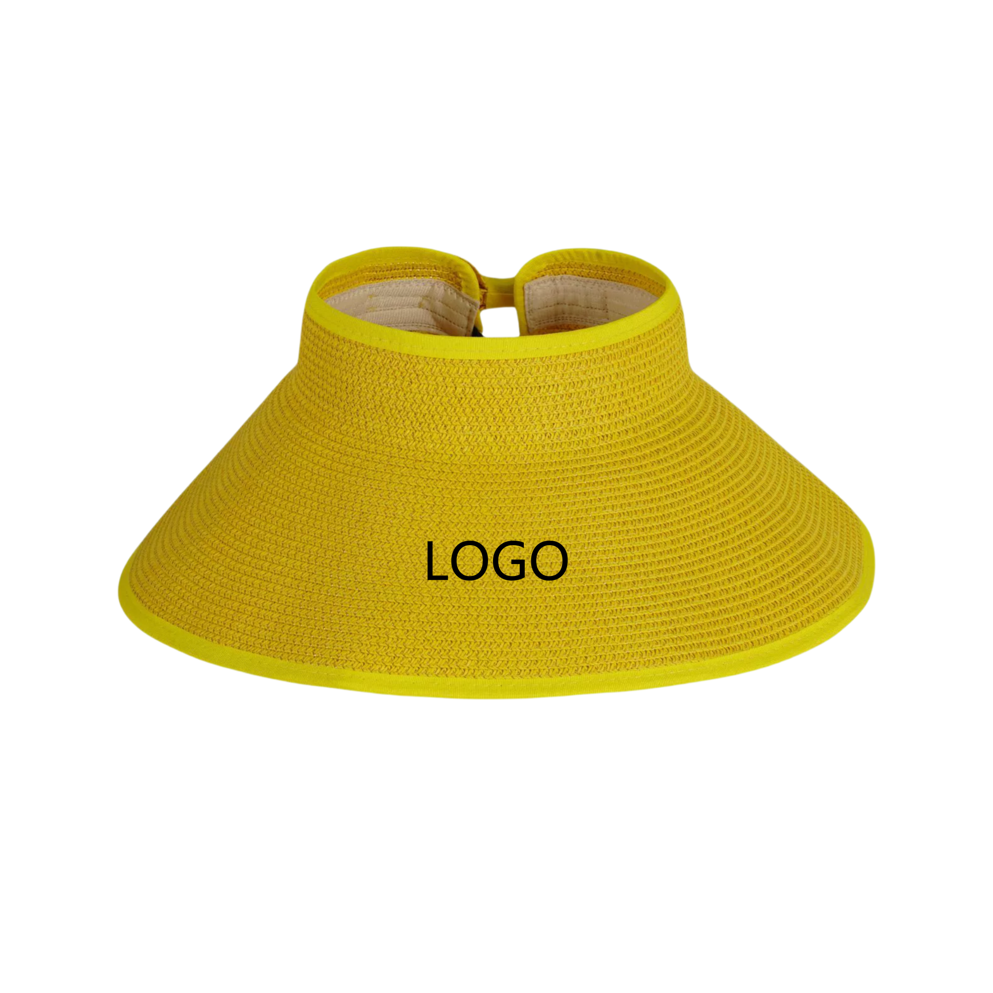 Wide Brimmed Folding Straw Hat 5