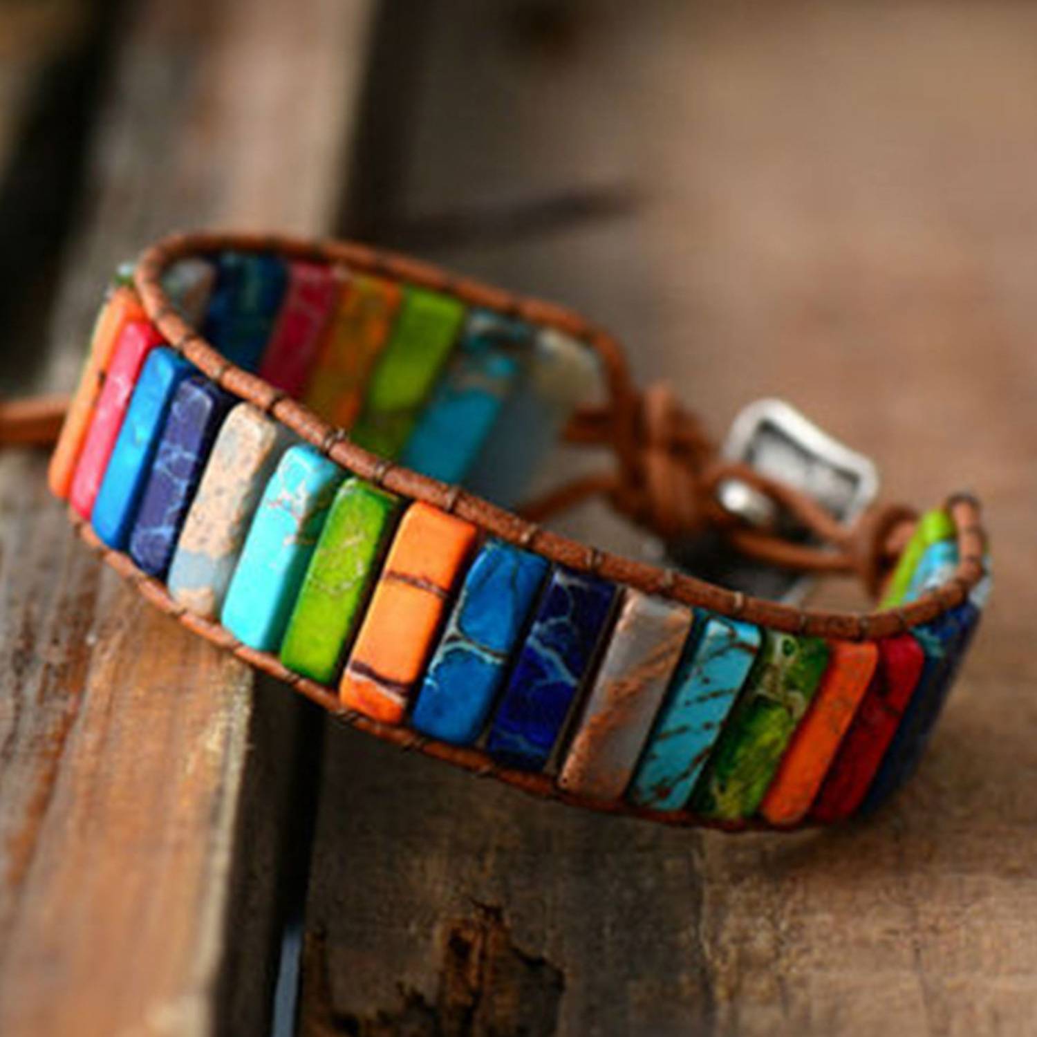 Colored Imperial Stone Bracelet 6