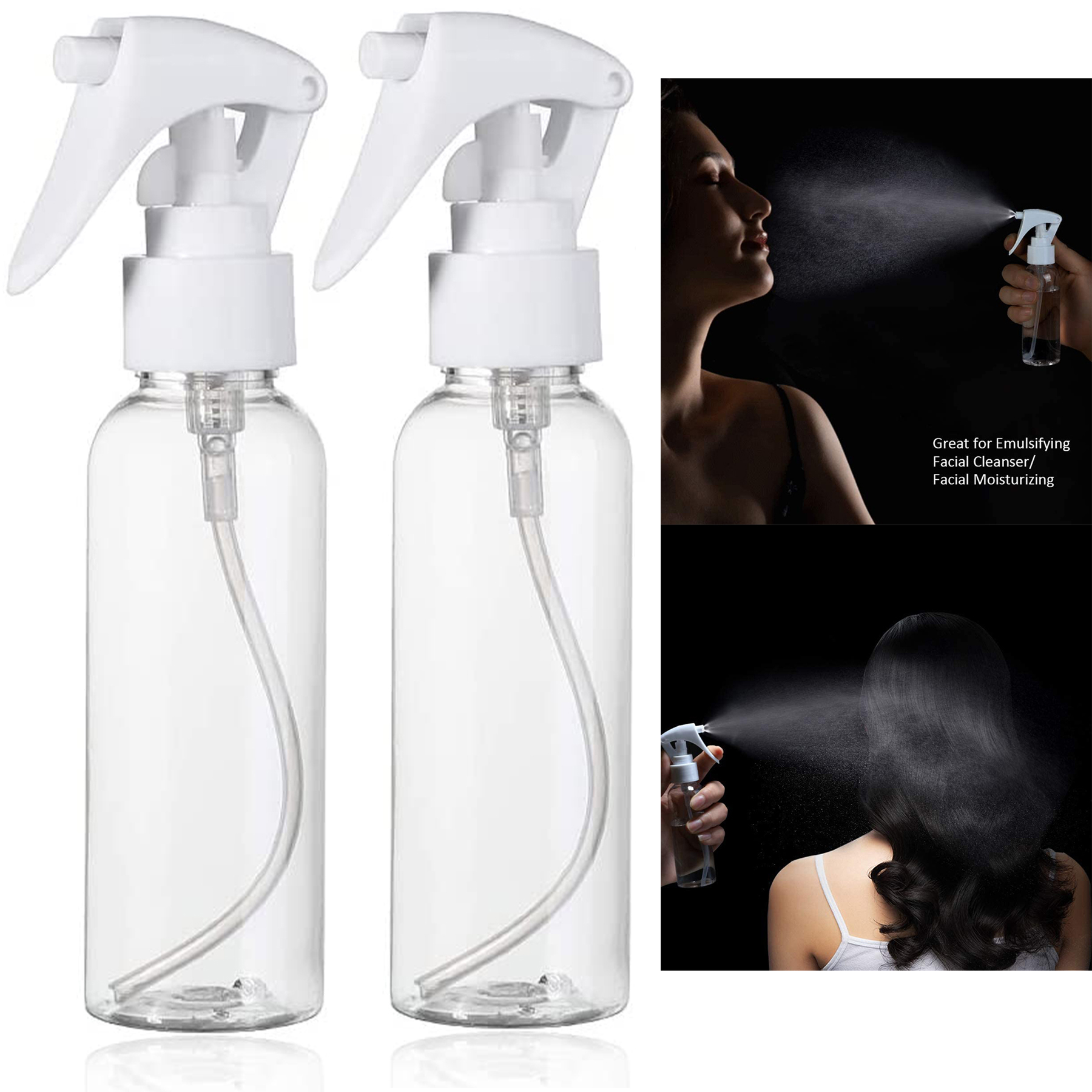 100ml Plastic Fine Mist Spray Bottle
