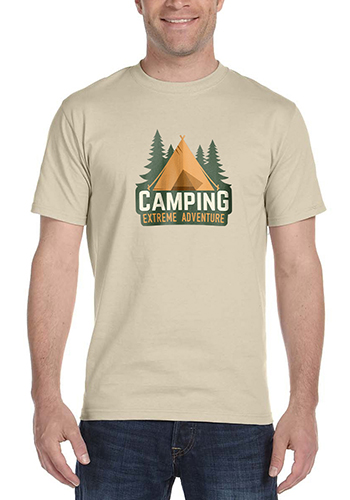 5.2 oz 100% Cotton Pre Shrunk Tees 55