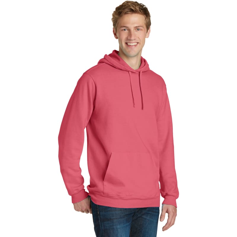 Port & Company Beach Wash Garment-Dyed Pullover Hooded Sweatshirt. 91