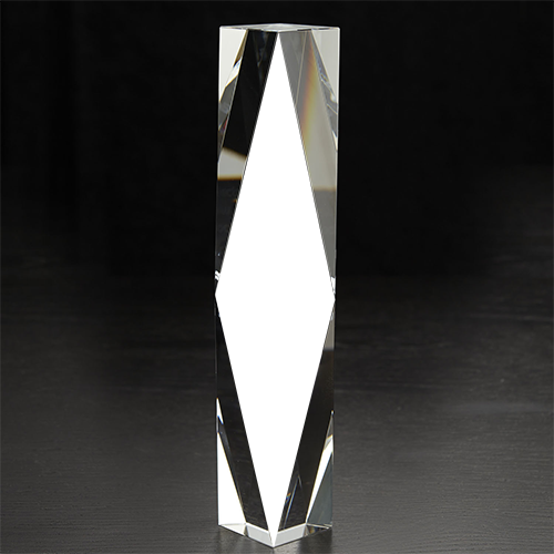 Large Chairmans 3D Crystal Award 3