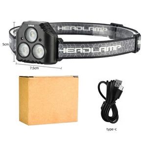 Versatile Rechargeable LED Headlamp 5 Modes with Adjustable Headband 4