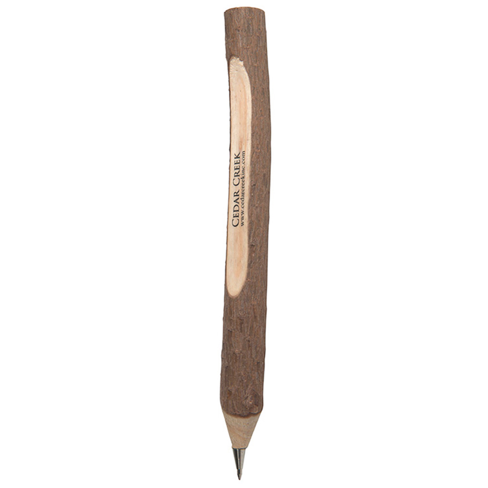 Wooden Twig Pen With Bark 4