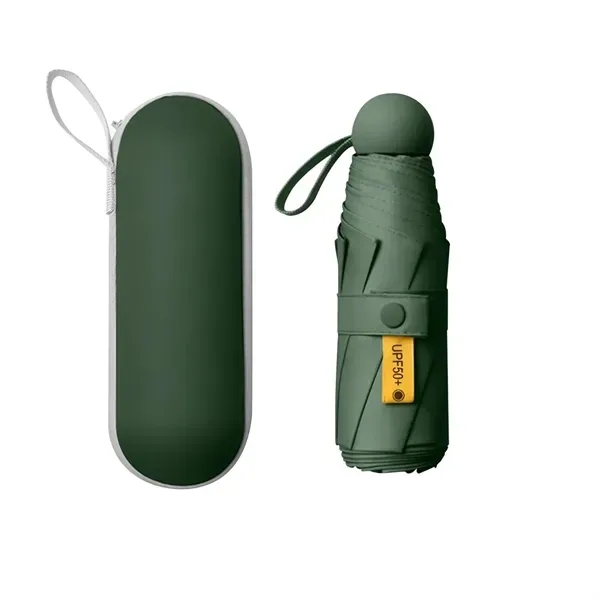 Compact UV-Protective Folding Umbrella with Case 10