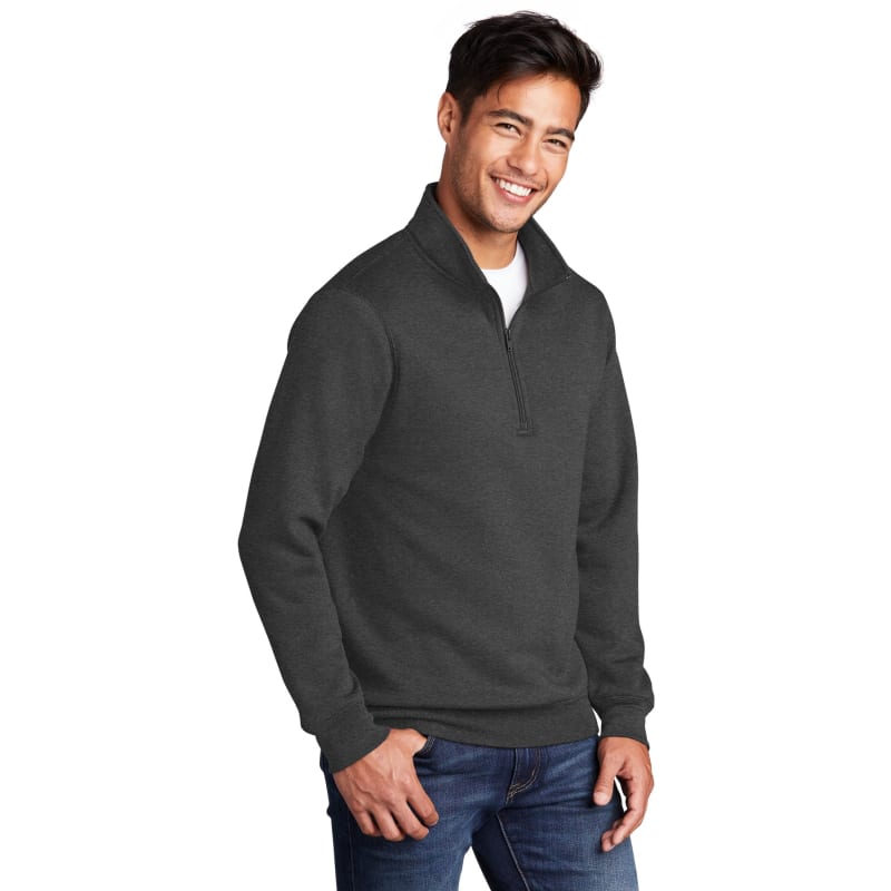 Port & Company Core Fleece 1/4-Zip Pullover Sweatshirt, custom hoodie or sweatshirt with logo imprint 54