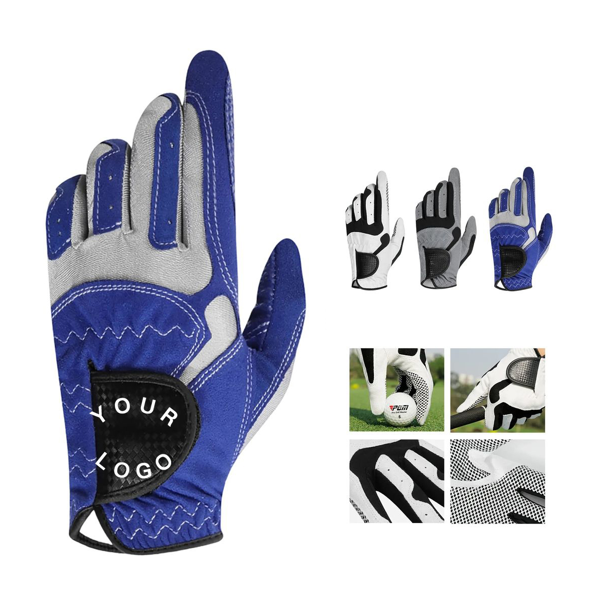 Microfiber Golf Glove with Lycra Flex Panels 2