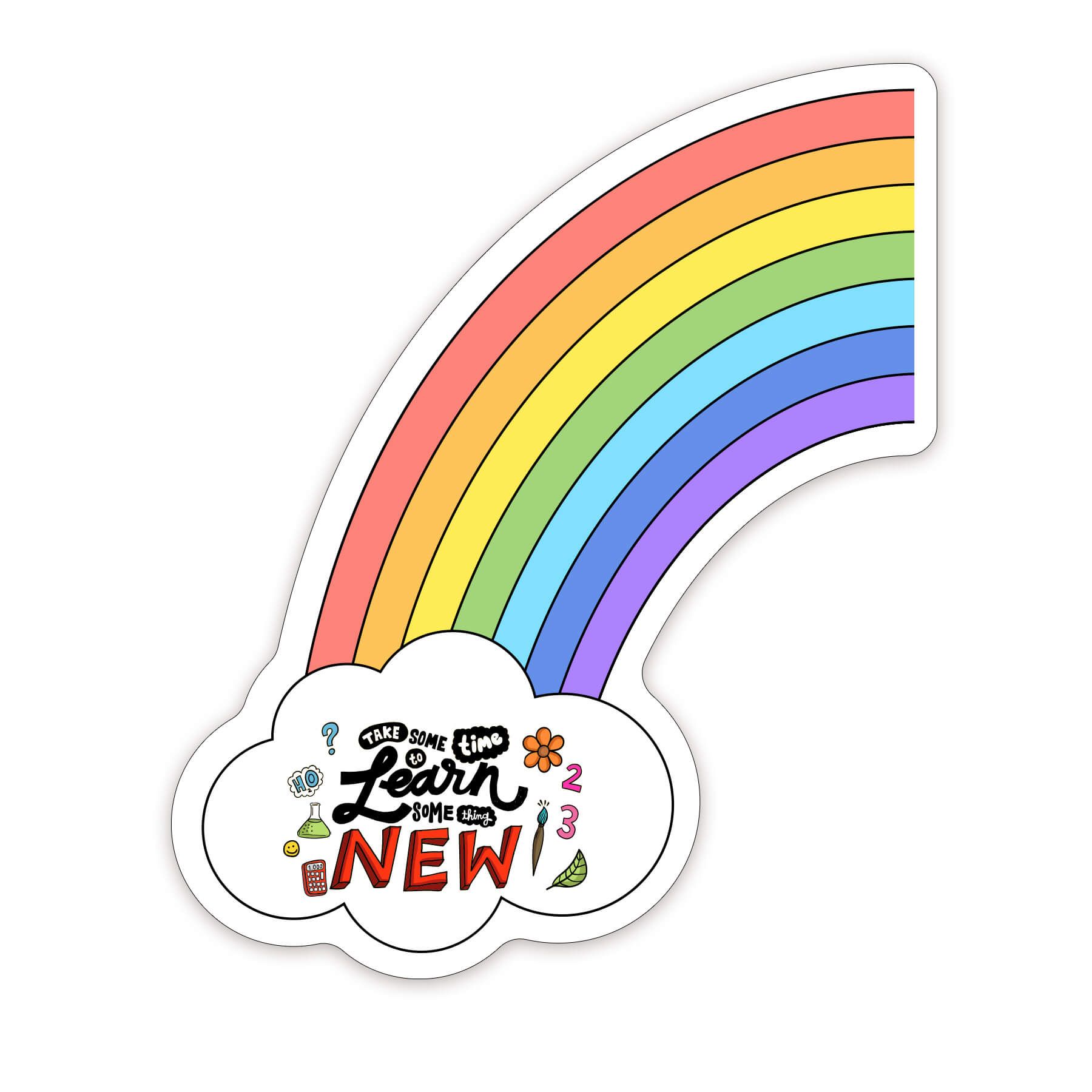 Rainbow Shaped NoteKeeper™ Magnet 20 Mil 5