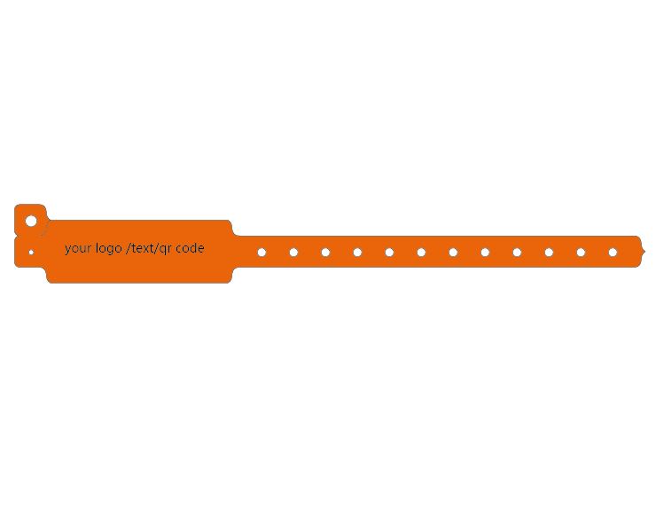 Wide Vinyl Wristband 9
