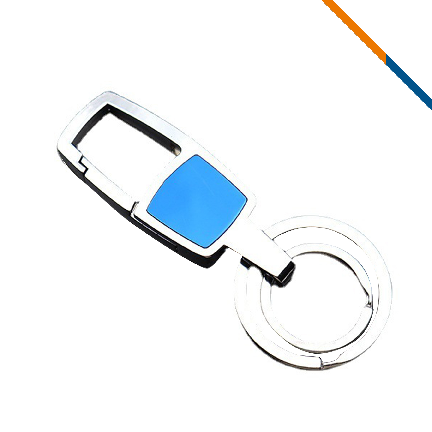 Glimo Dual Ring Metal Keychain 1