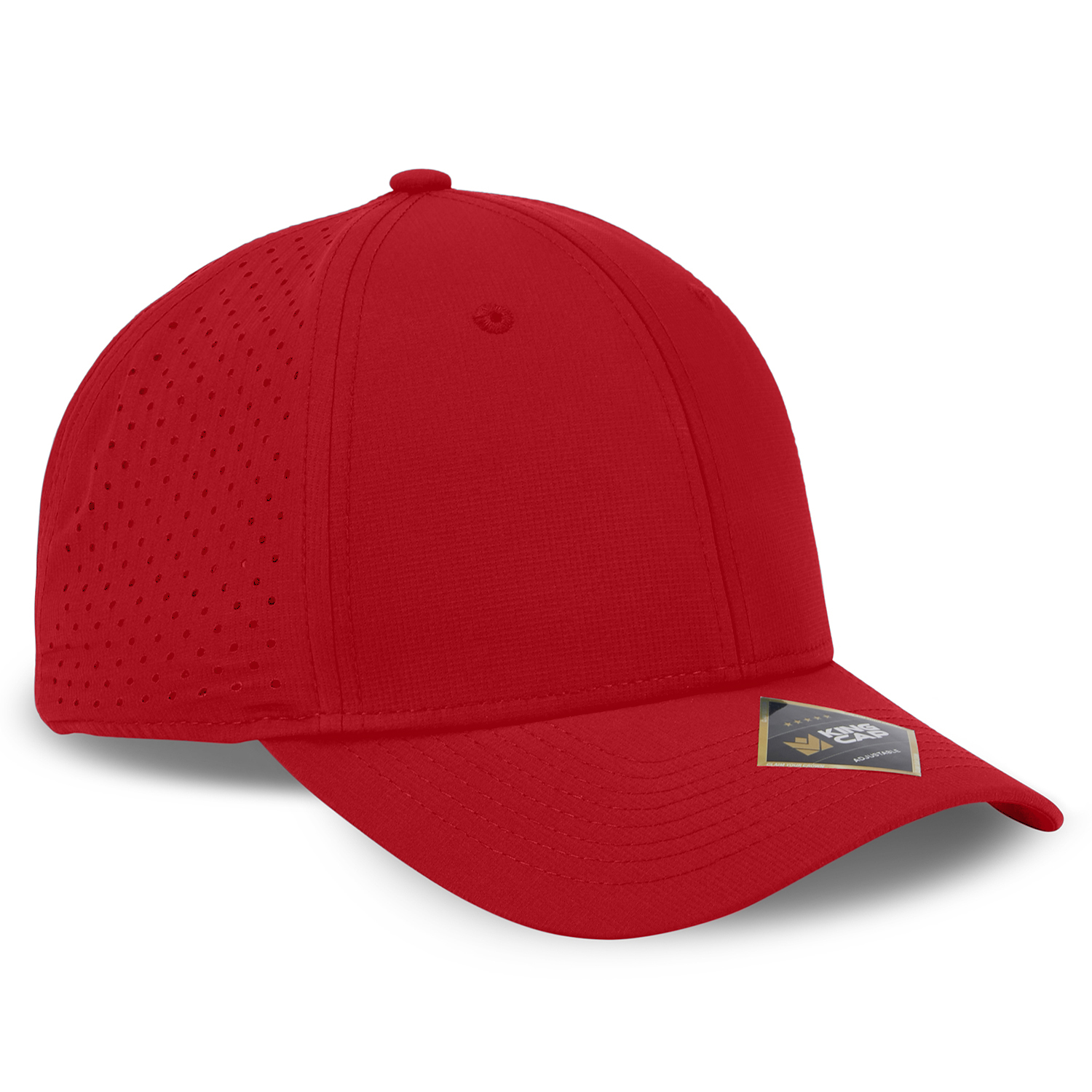Crest 6-Panel Sport Cap w/Perforated Back- Sustainable Fabric 8
