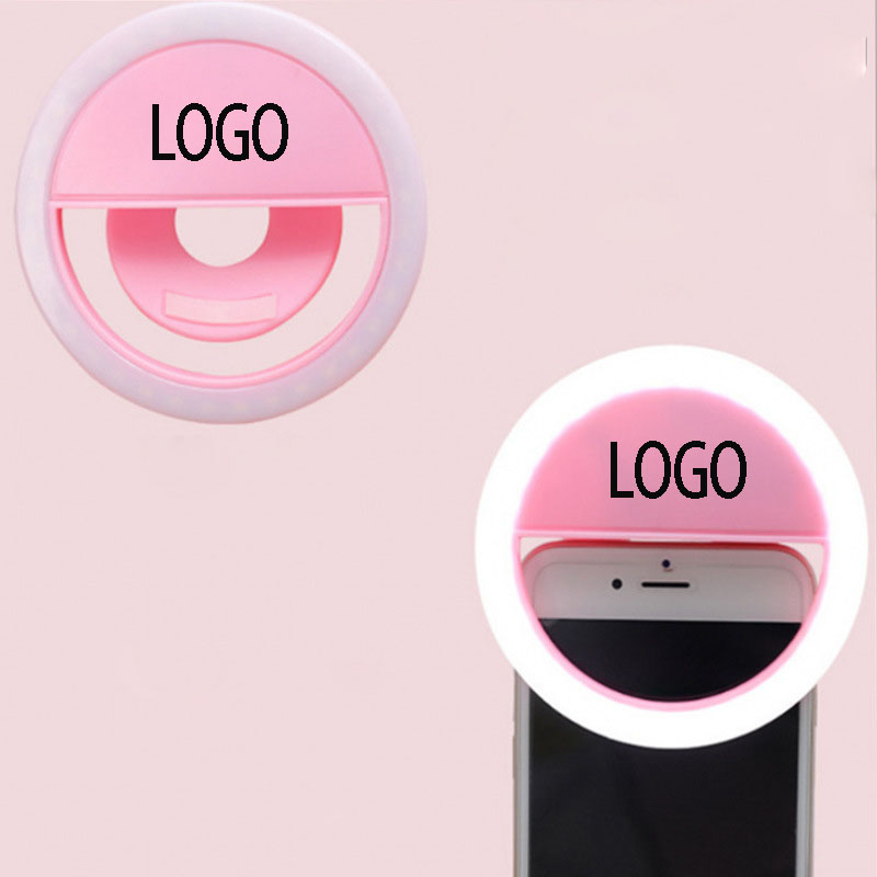 Rechargeable Portable Clip on Phone Selfie Light Ring for Phone/Laptop/Computer 10
