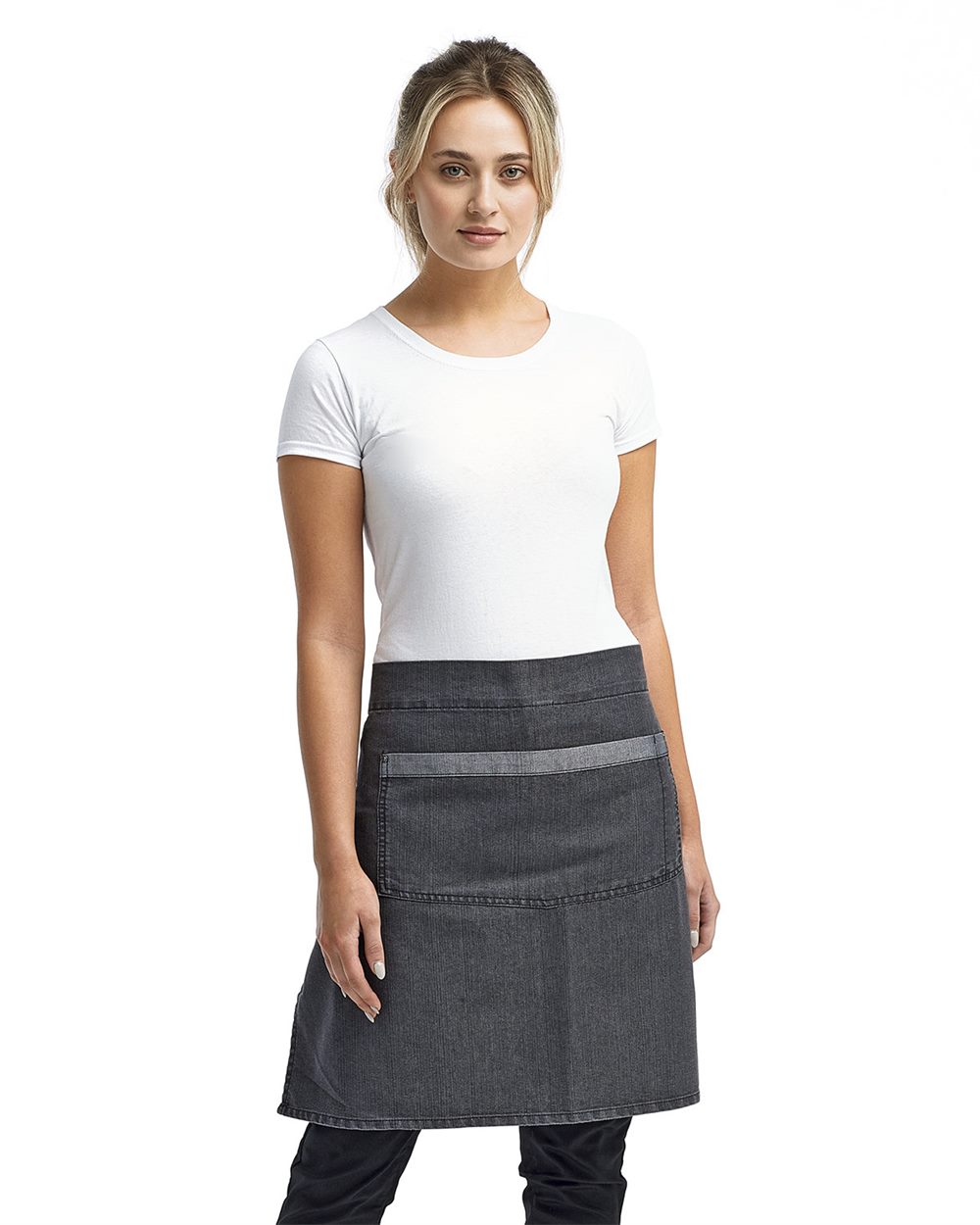 Domain Contrast Denim Waist Apron - RP128 8