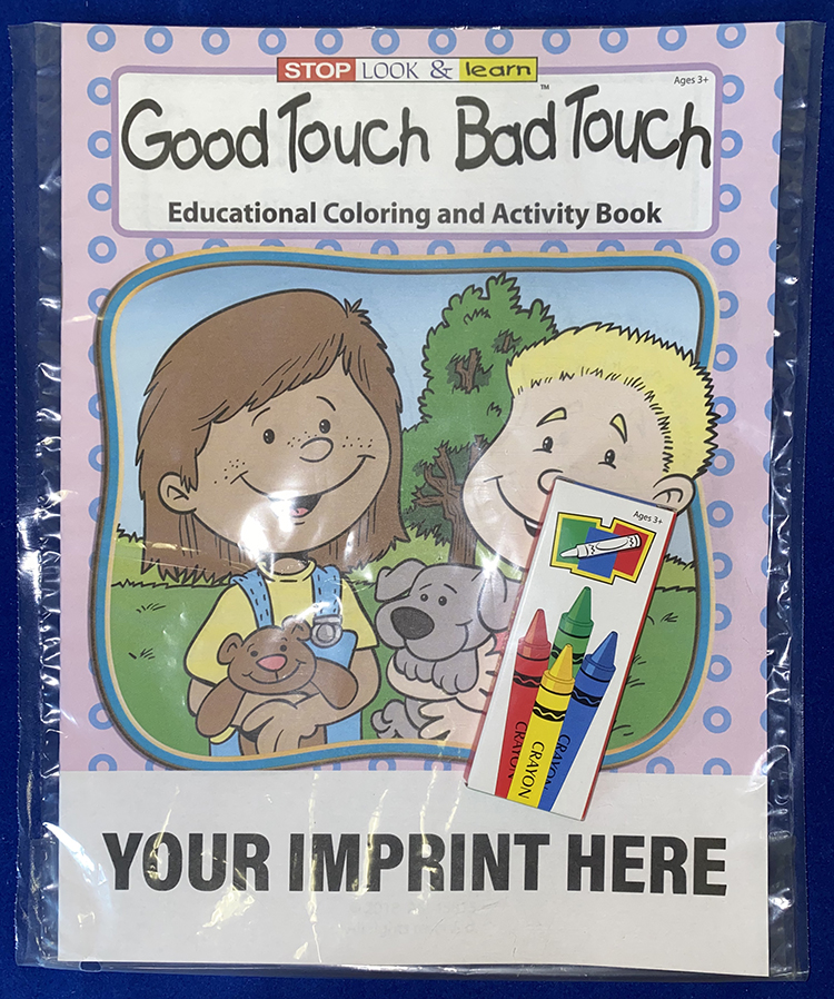 COLORING SET - Good Touch Bad Touch Coloring Book Fun Pack 2
