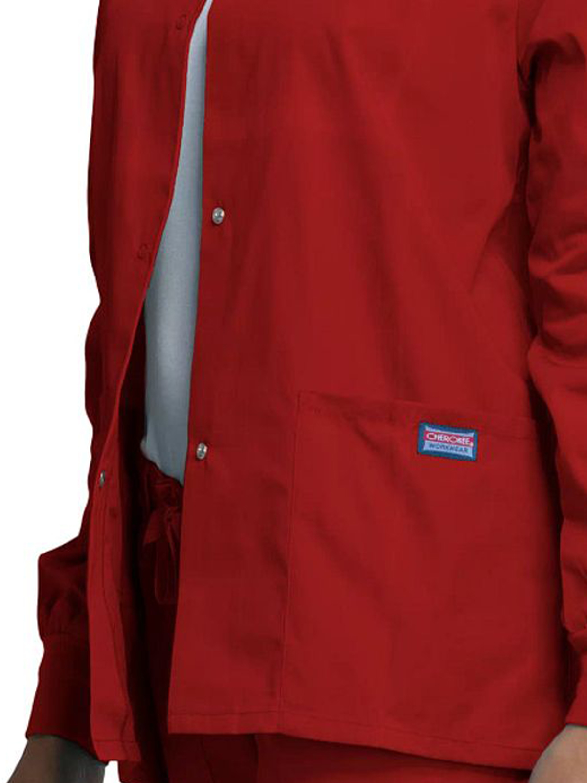 Cherokee - Workwear Originals - Women's 3-Pocket Snap Front Jacket 62
