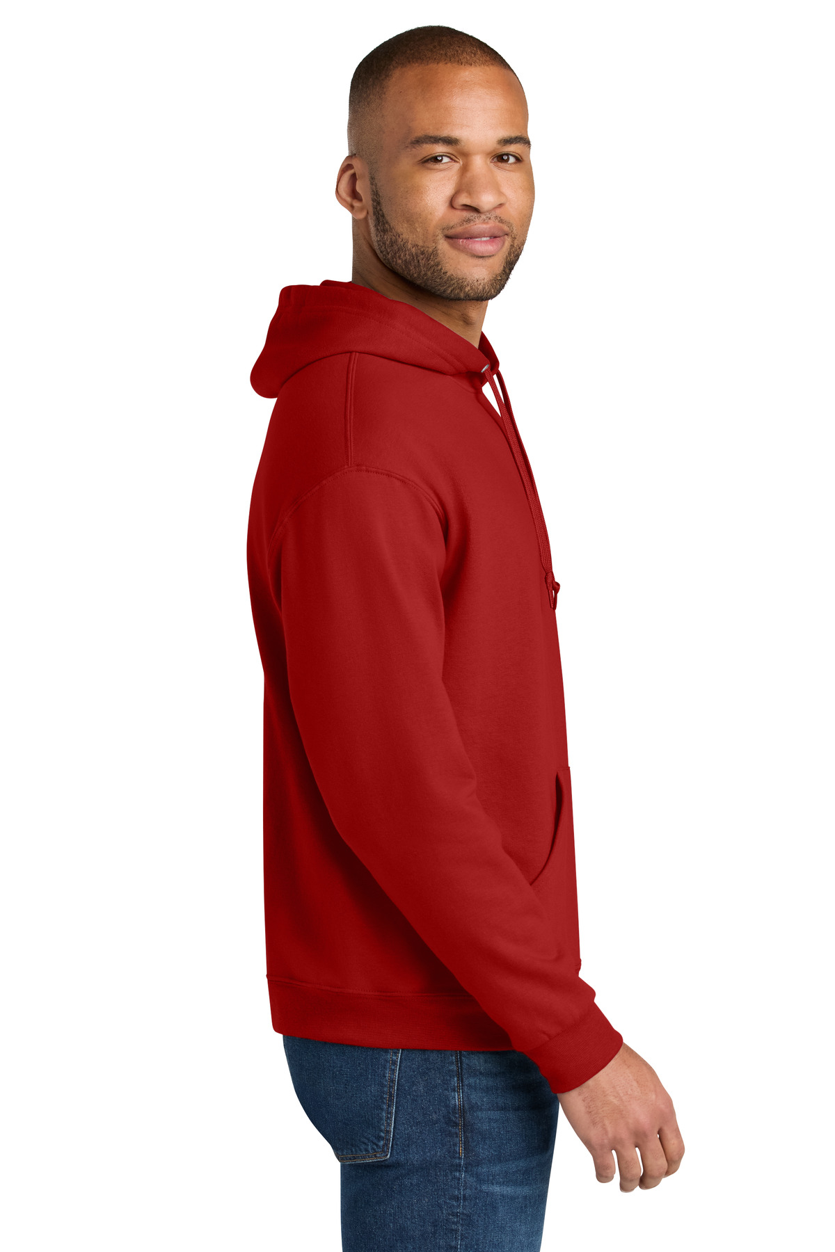 Jerzees Ultimate Unisex CVC Ring Spun Hooded Sweatshirt IC49M 17