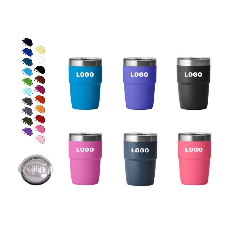 8 oz Stainless Steel Tumbler W/ Lid 5