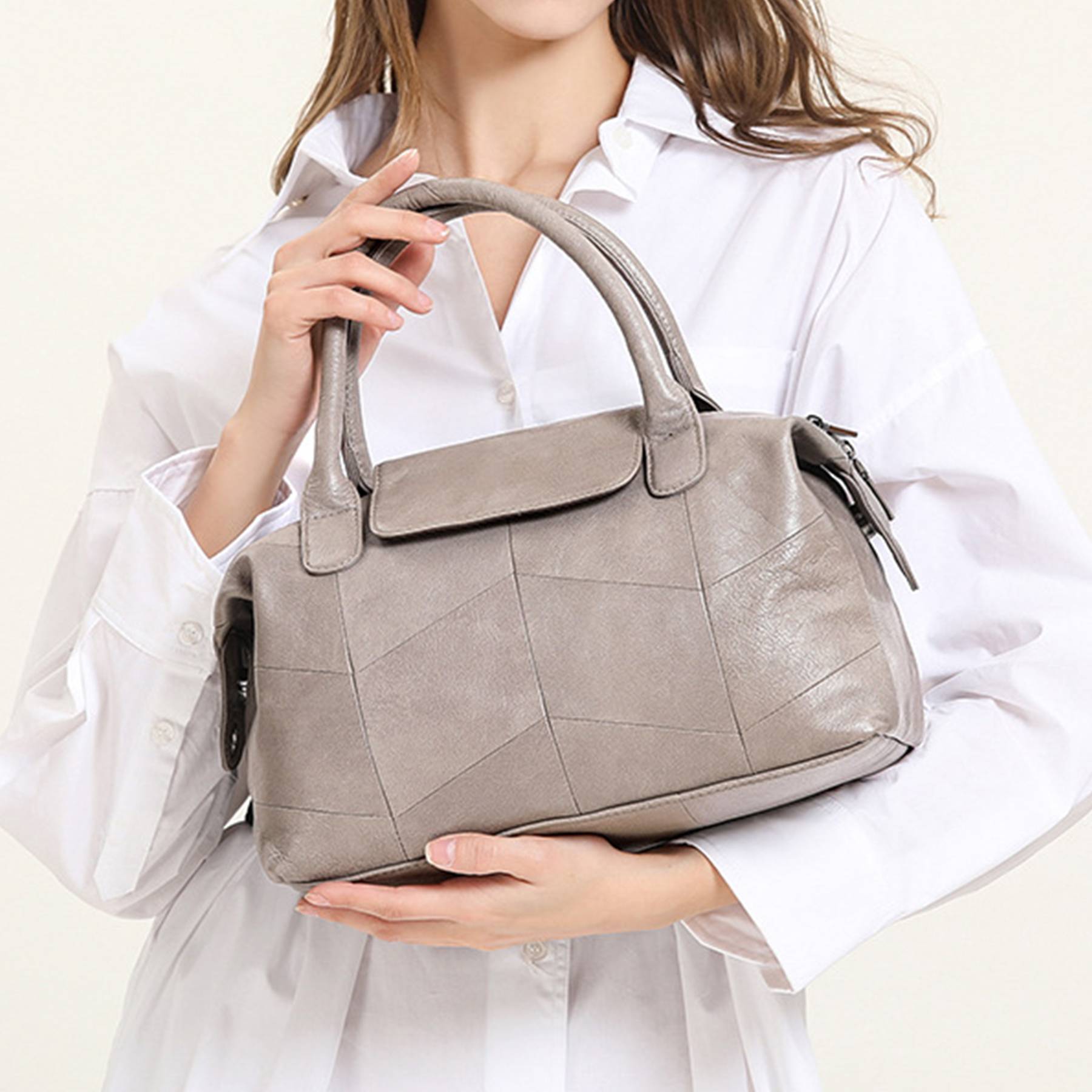 Genuine Leather Crossbody Satchel Handbags 6
