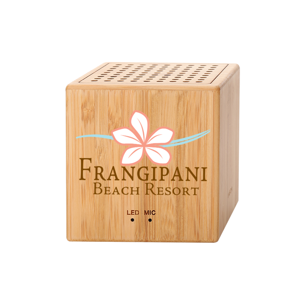 Elston Block Bamboo Bluetooth Speaker Simports