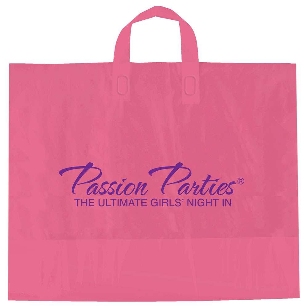 Color Frosted Soft Loop Handle Bags 10