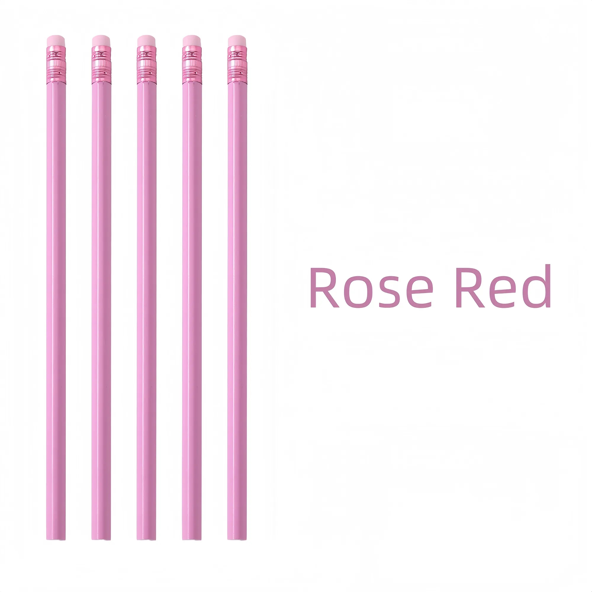 Custom Triangular HB Pencil With Eraser In Pastel Colors 7