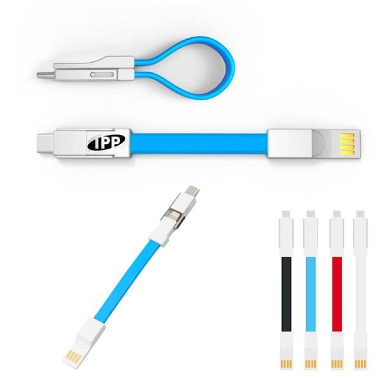 3 in 1 Data Cable Keychain 2