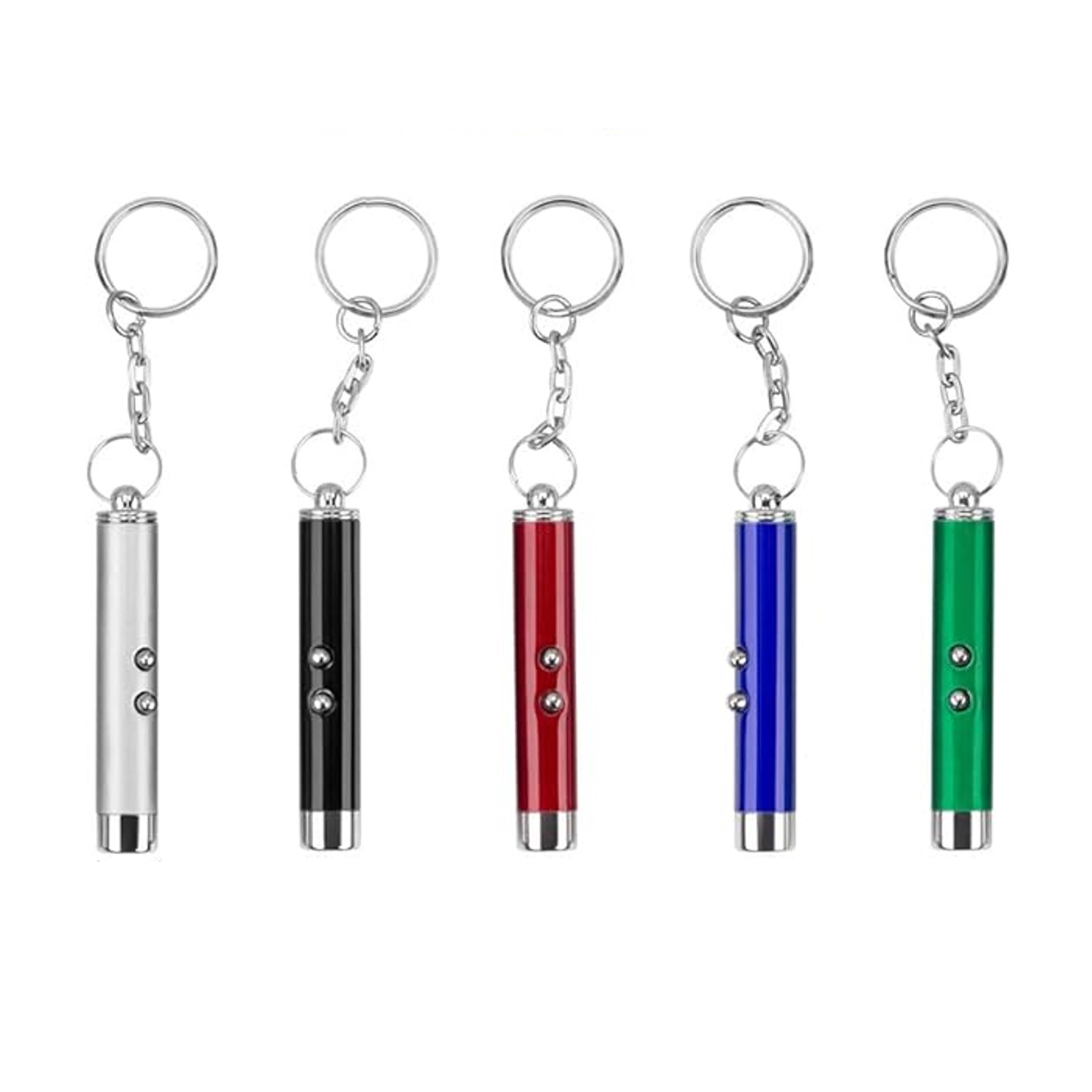 Mini Cat Toys Laser Pointer Pen Keychain Flashlight 5