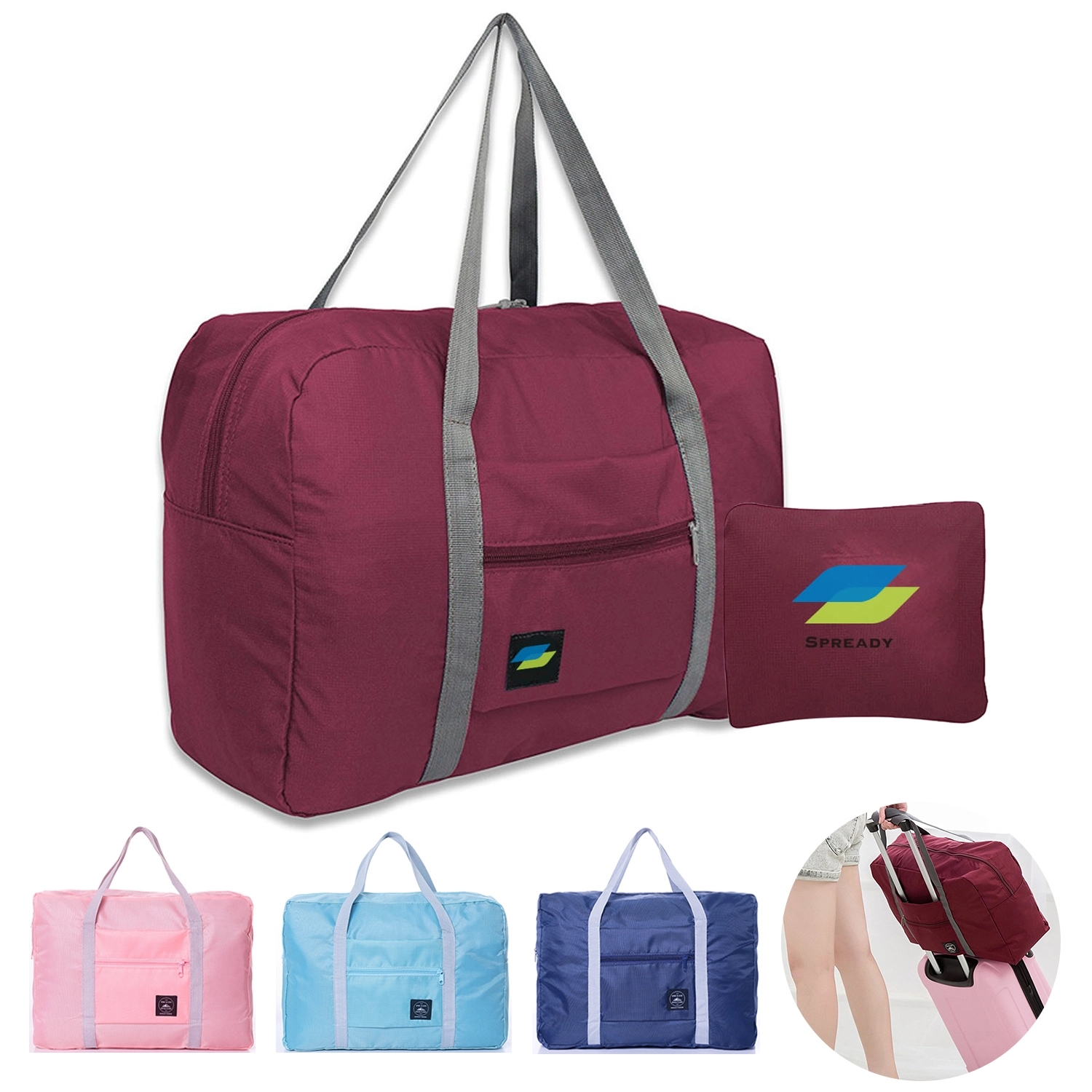 Unisex Foldable Travel Bags W/ Large Capacity 2