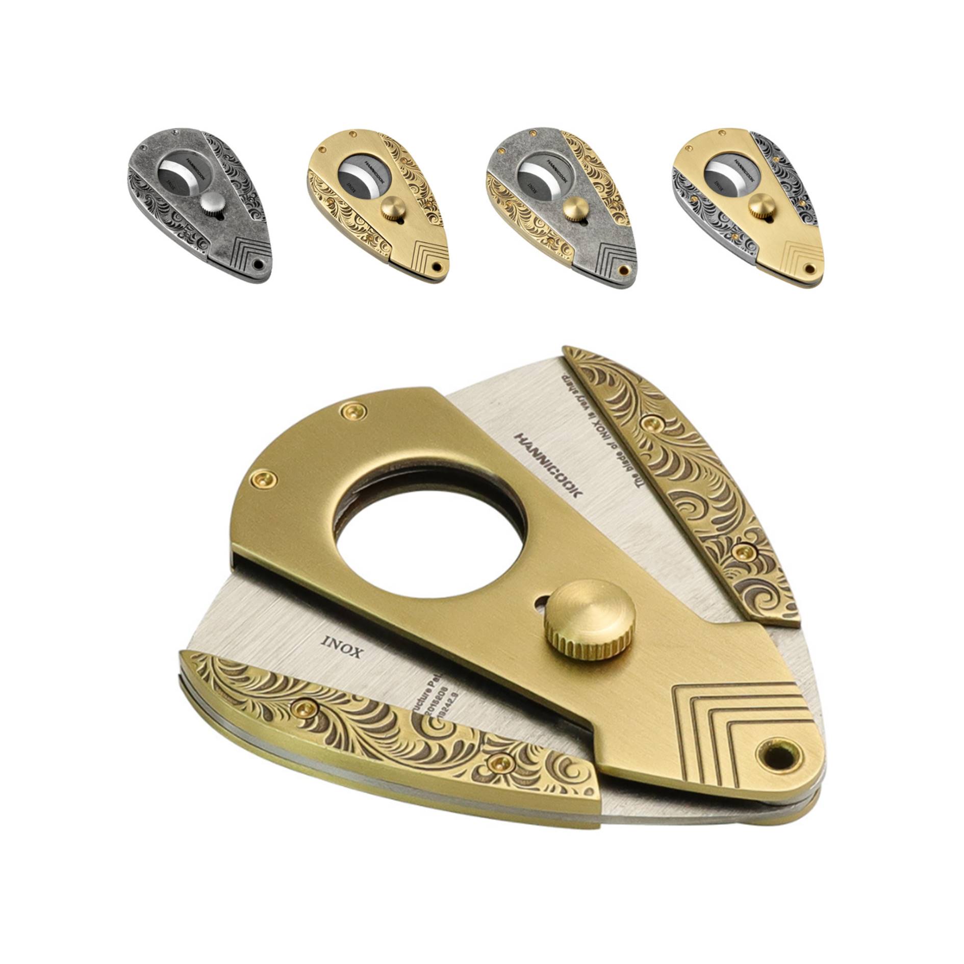 Stainless Steel Vintage Cigar Cutter Gift Box 5