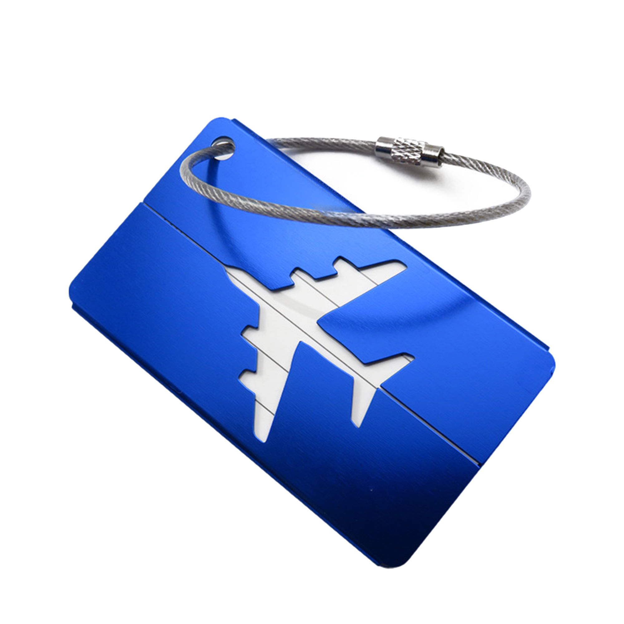 Aluminum Airplane Luggage Tag 10