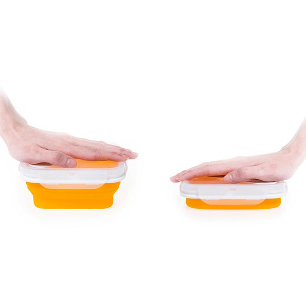 Foldable Bento Lunch Box Collapsible Food Storage Containers 1