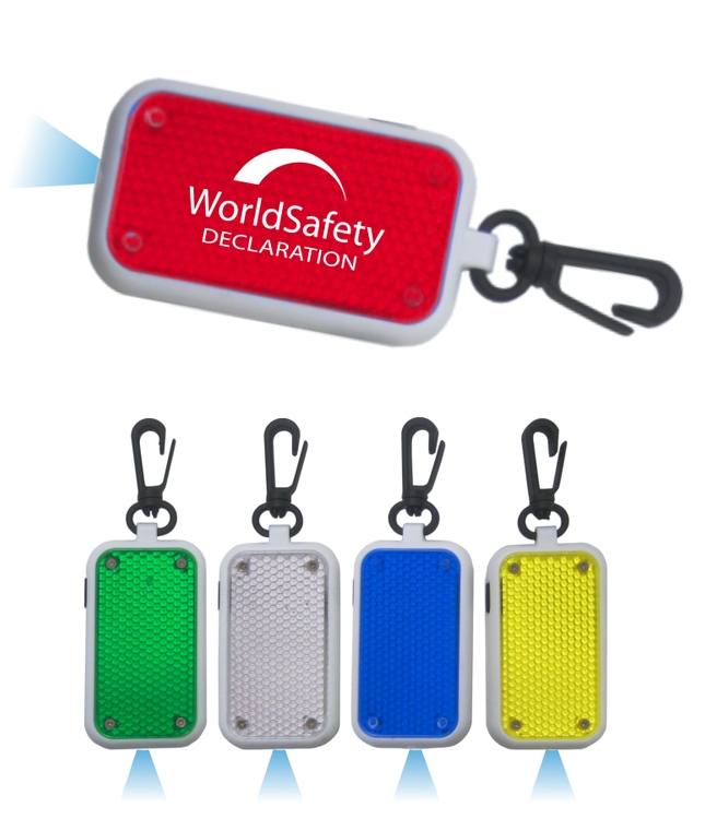 Flashing LED Safety Reflector 1