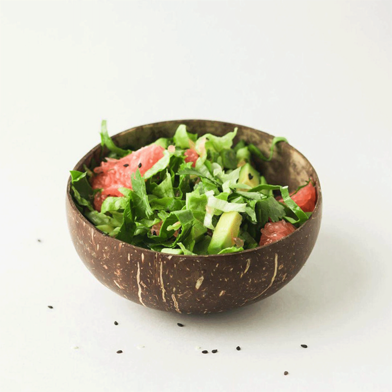 Eco-Friendly Natural Handmade Coconut Shell Salad Bowl 3