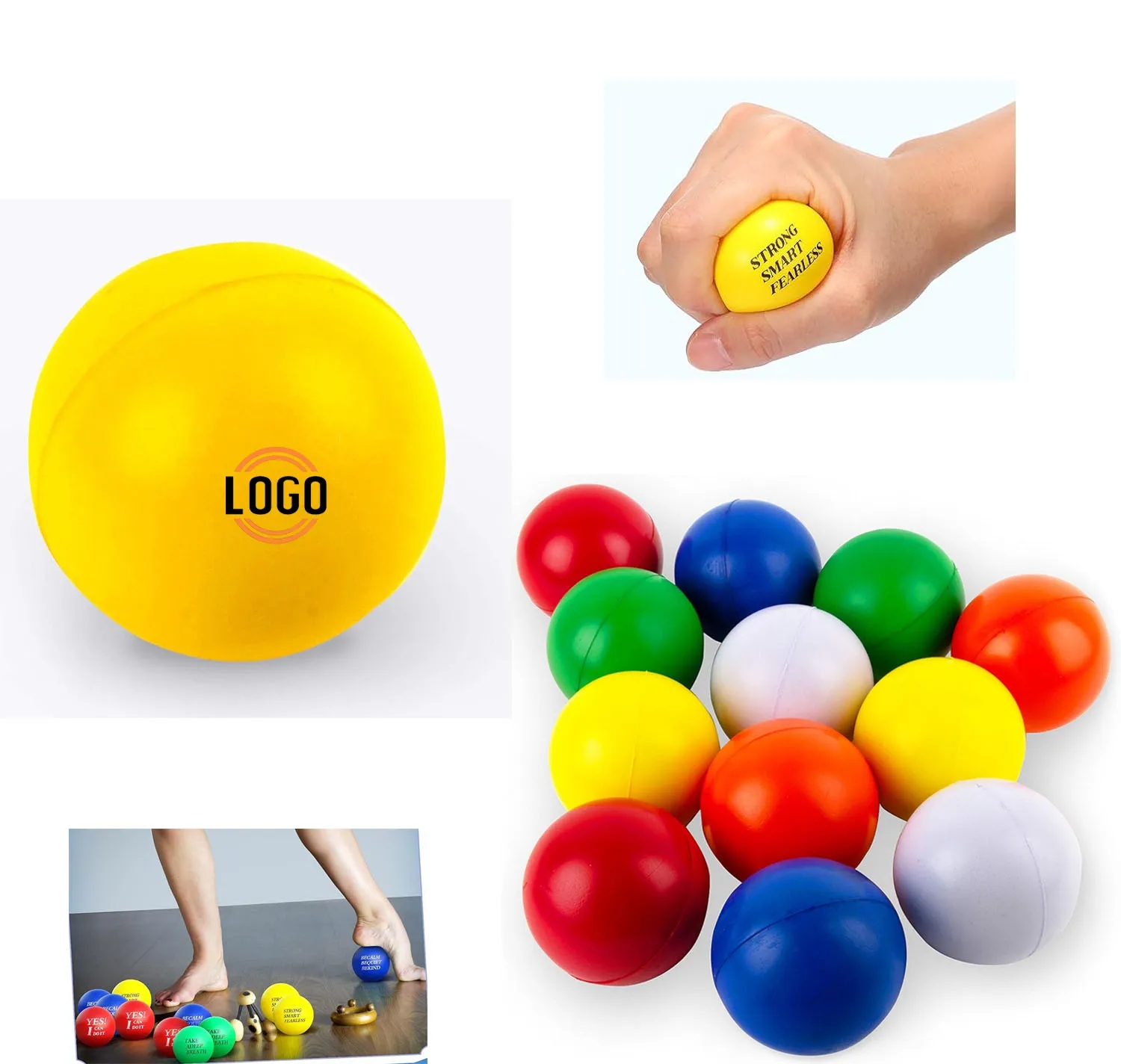 Stress Colorful Foam Balls 1