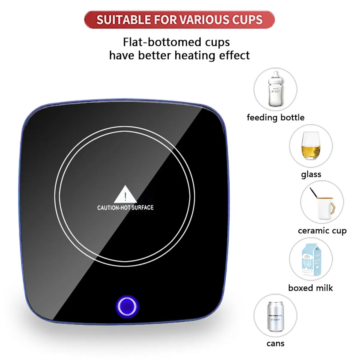 Smart Waterproof Coffee Mug Cup Warmer 1