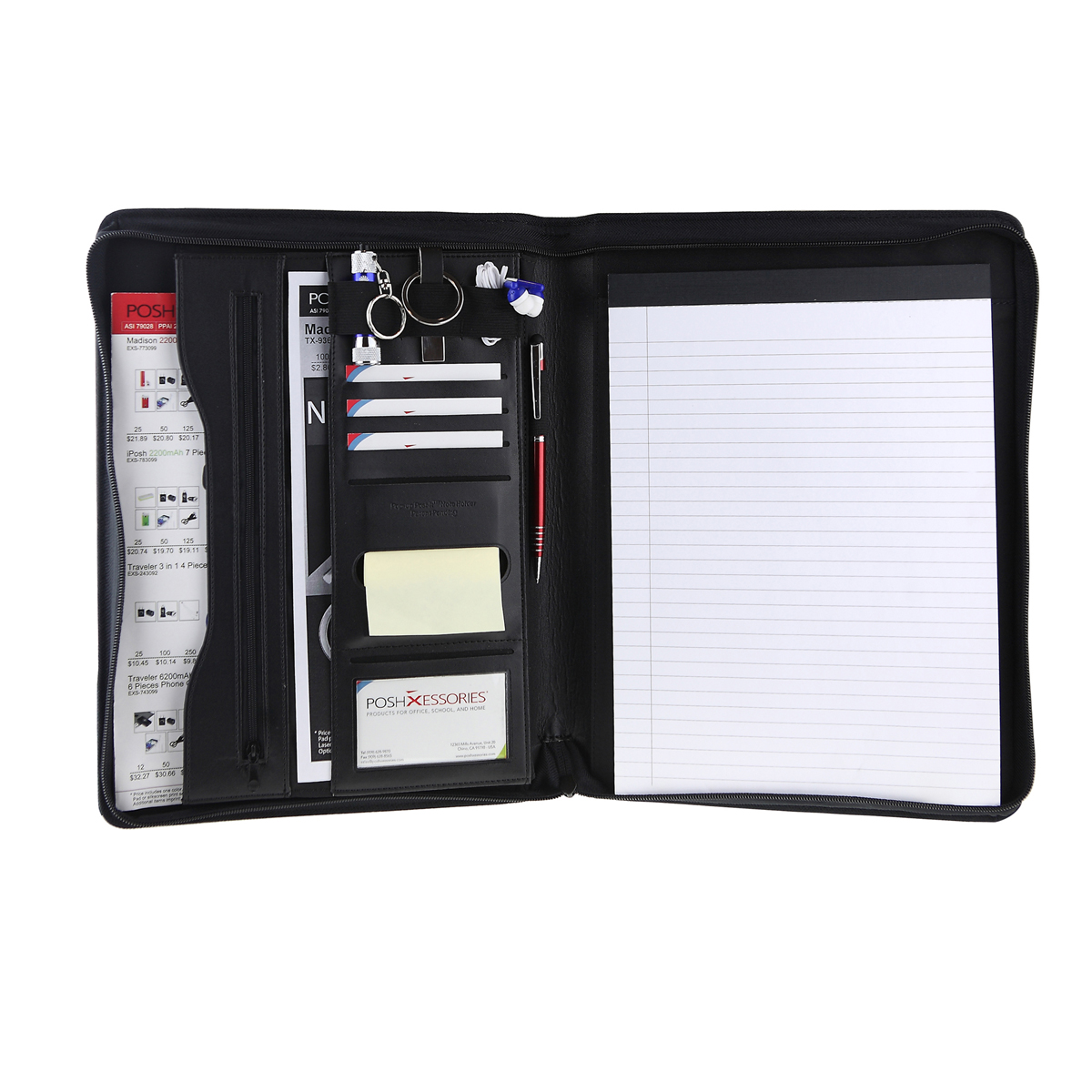 8 1/2"x11" Pro Black Designer Elite Portfolio 5